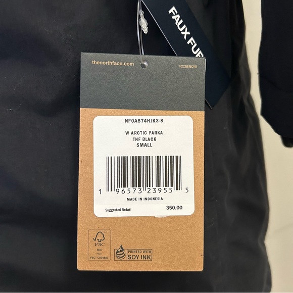 The North Face Women's Arctic Parka Down Coat TNF Black Sz XS S M L XL XXL - Picture 5 of 13